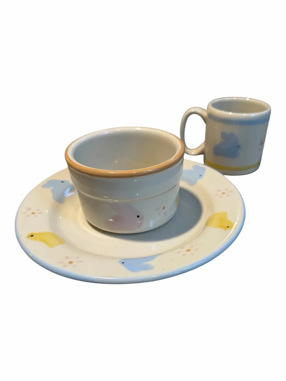 Hartstone Pottery Stoneware 3PC Set EUC